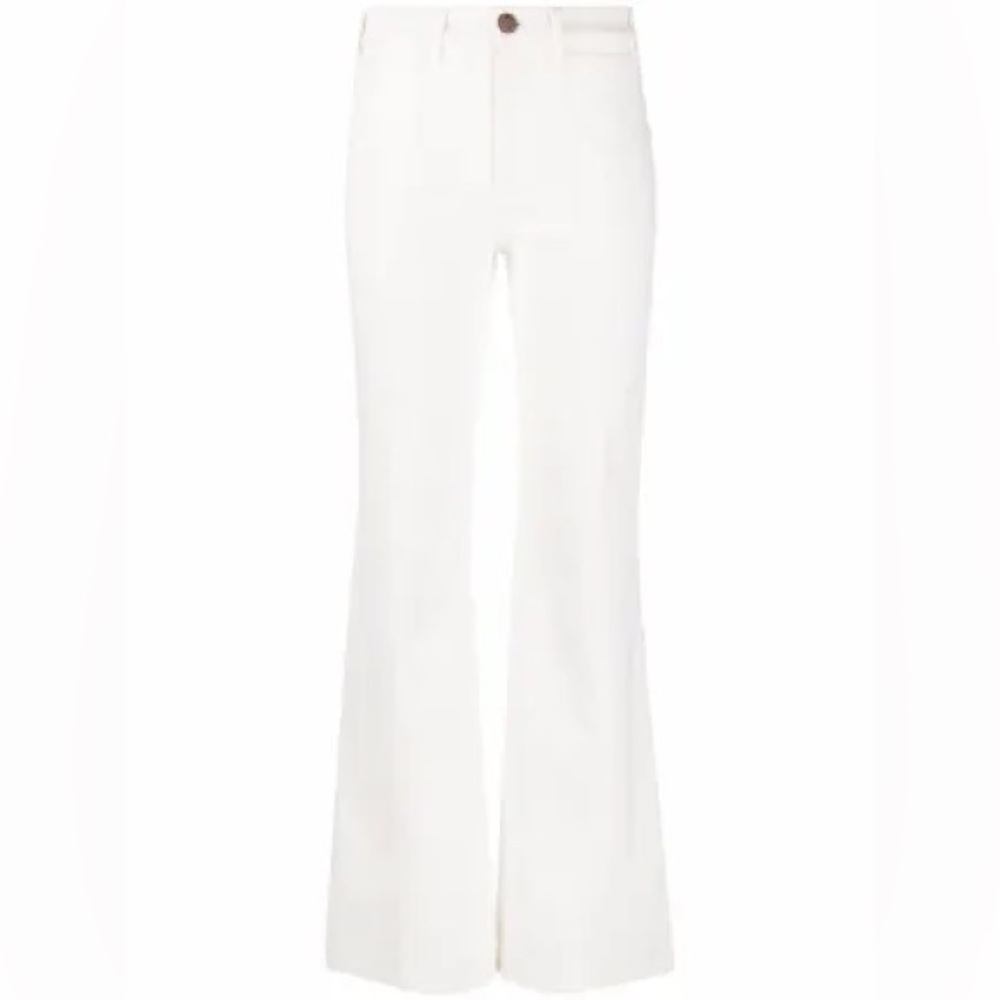 See By Chloe Cream High-Waist Jeans